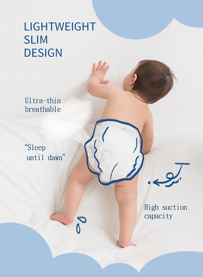 YOULI Baby Pants Diapers XXXXL Size 7 (19+ kg) Effectively prevents diaper rash  33 Diapers - Image 2